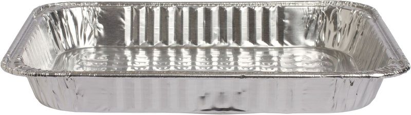 Rectangle Foil Reusable Half Size Steam Baking Pan, Silver, 12-in, for Baking/Cooking/Steaming A5