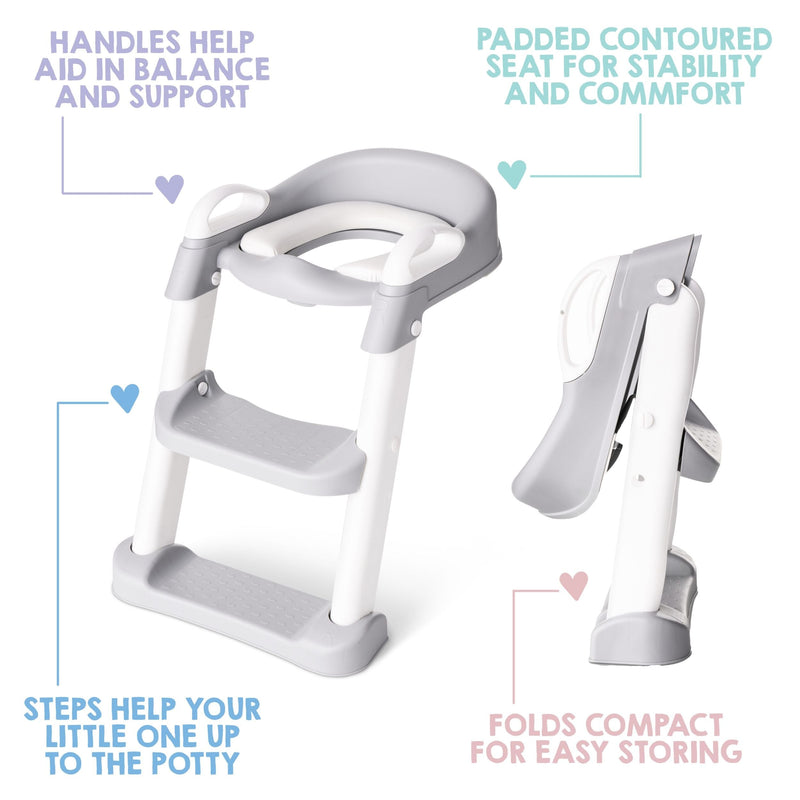 Regalo Potty Seat Trainer & Step Ladder O9