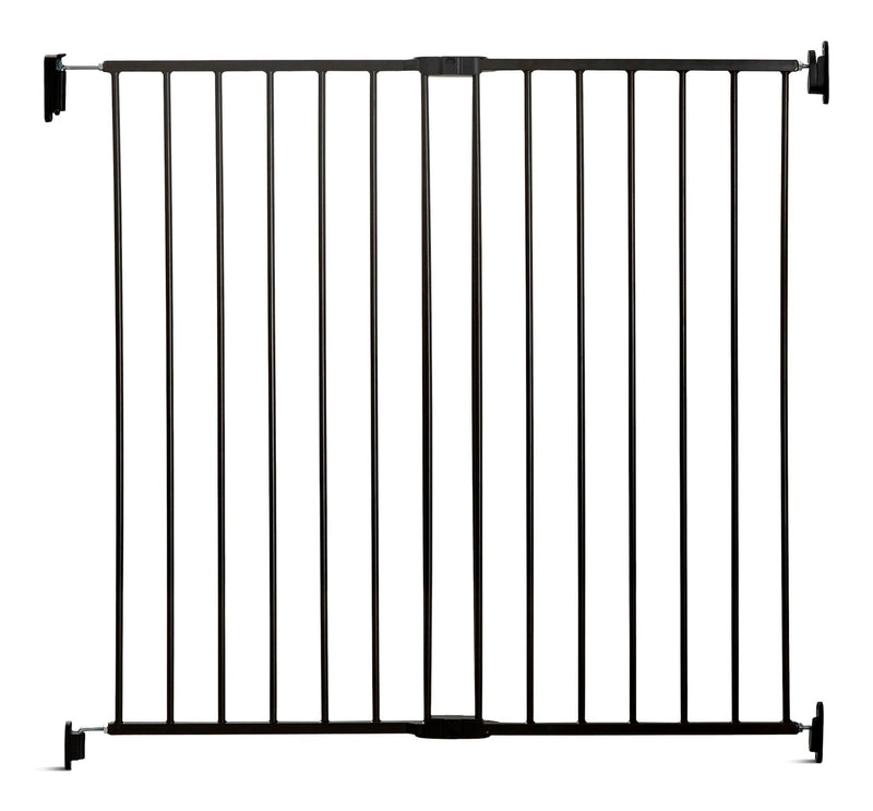 Regalo Top-of-Stairs Baby Gate, Black D5