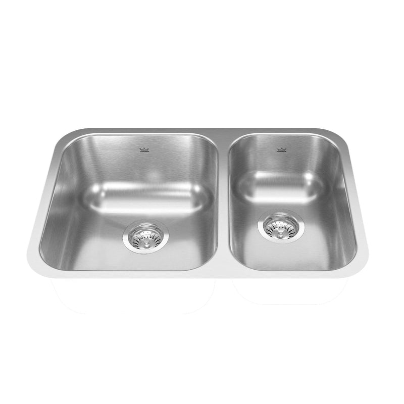 Reginox FB Double Stainless Steel Sink, 26.88x17.75-in I6