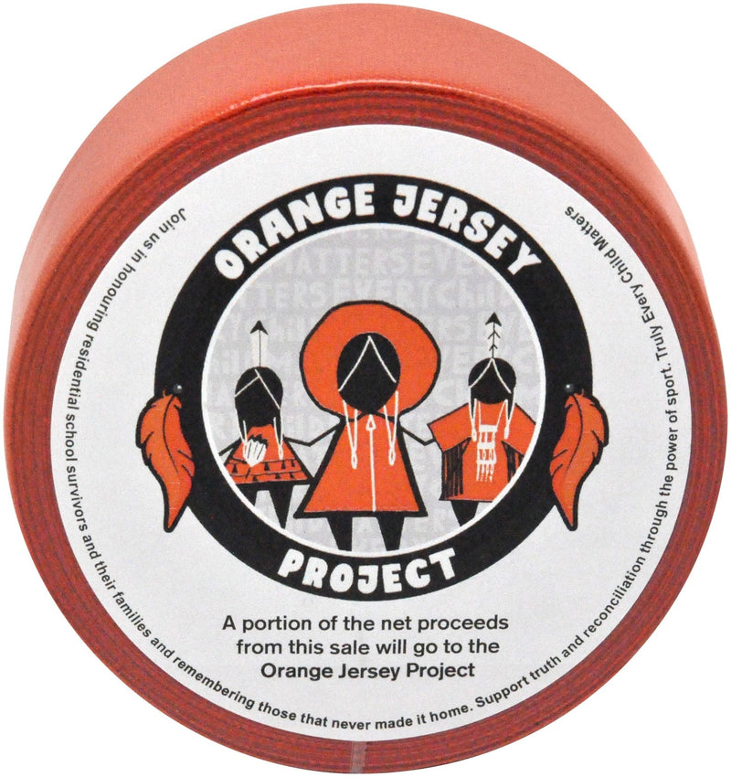 Renfrew Pro or Comp-o-stik "Truth and Reconciliation" Hockey Tape, Orange, 24-mm x 18-m C1