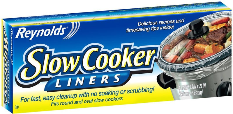 Reynolds Slow Cooker Aluminum Liners, 6.1-L, 4-pk N9