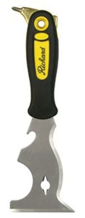 Richard 12-in-1 Multi-Purpose Carbon Steel Paint Scraper/Putty Knife Tool with Screw Bit S4