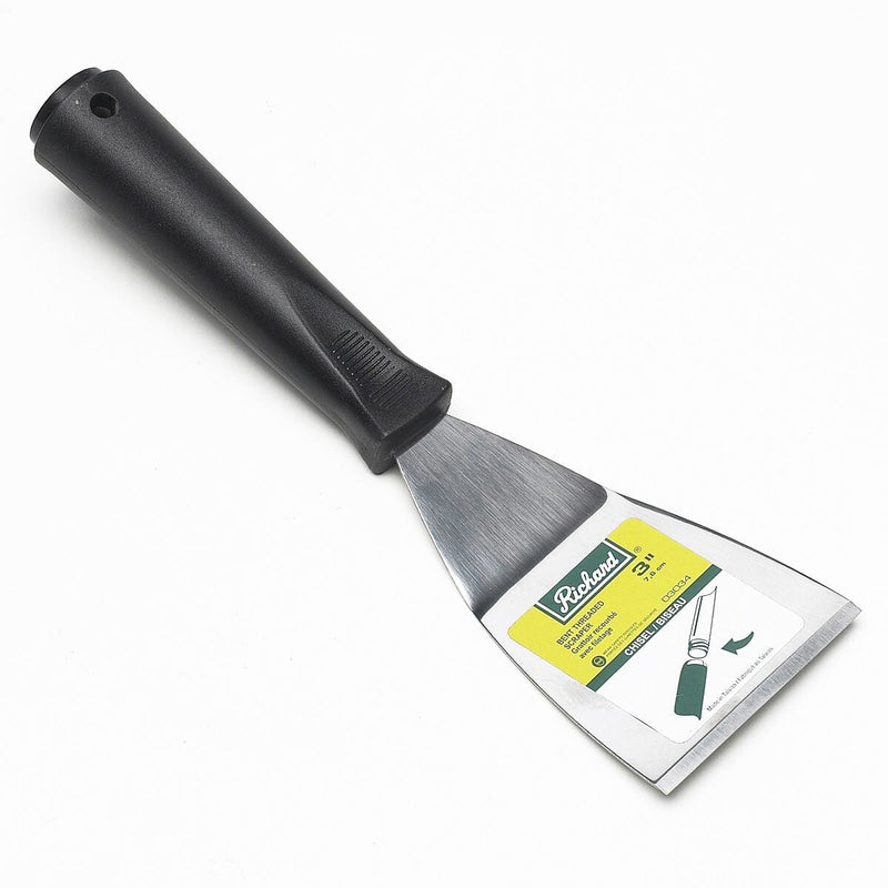 Richard Bent Chisel Scraper with Threaded Handle For Extension Pole, Stainless Steel, 3-in B8