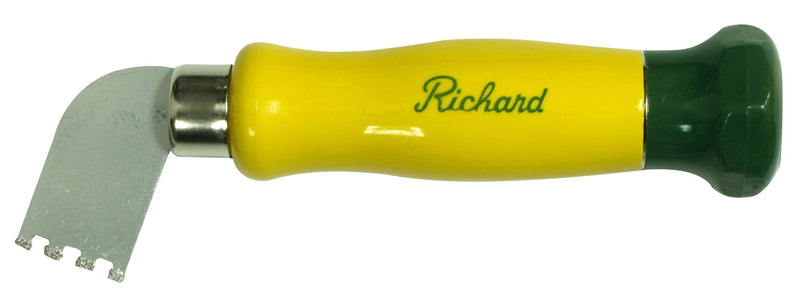 Richard Tungsten Steel Carbide-Tipped Grout Remover Tool with Notched Blade & Plastic Handle H3