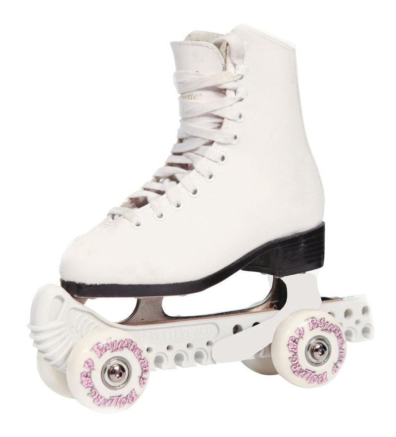 RollerGard Rolling Figure Skate Guards, White, One Size Z6