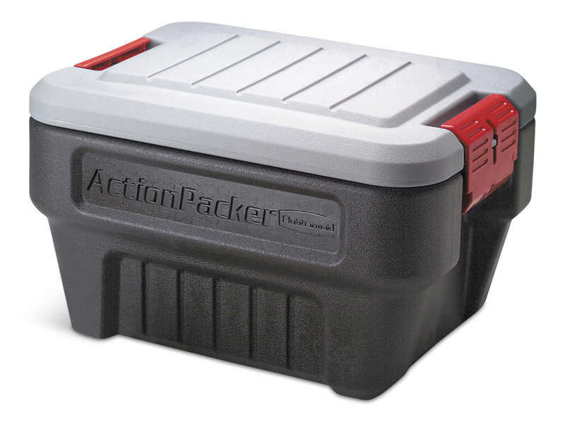 Rubbermaid Action Packer Latch Storage Container, Stackable and Recyclable, 30.3-L I1
