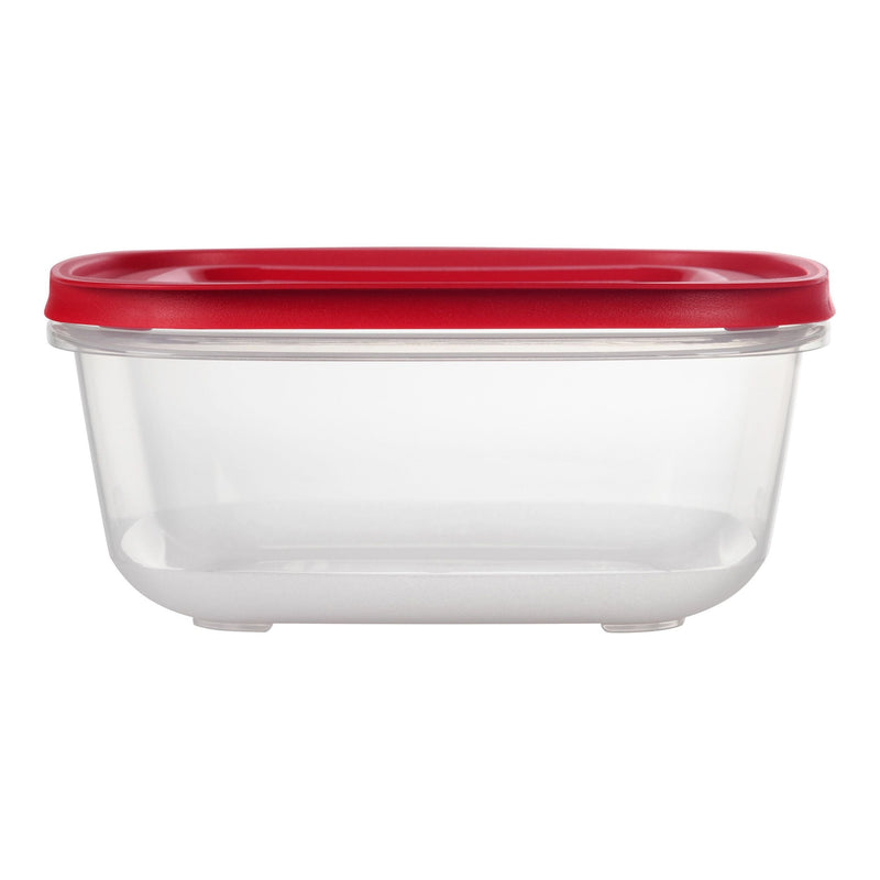 Rubbermaid Easy Store Square Plastic Food Storage Container, Stackable, 14-Cup B1