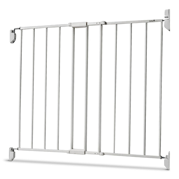 Safety 1st Top of Stairs Metal Gate, White D6
