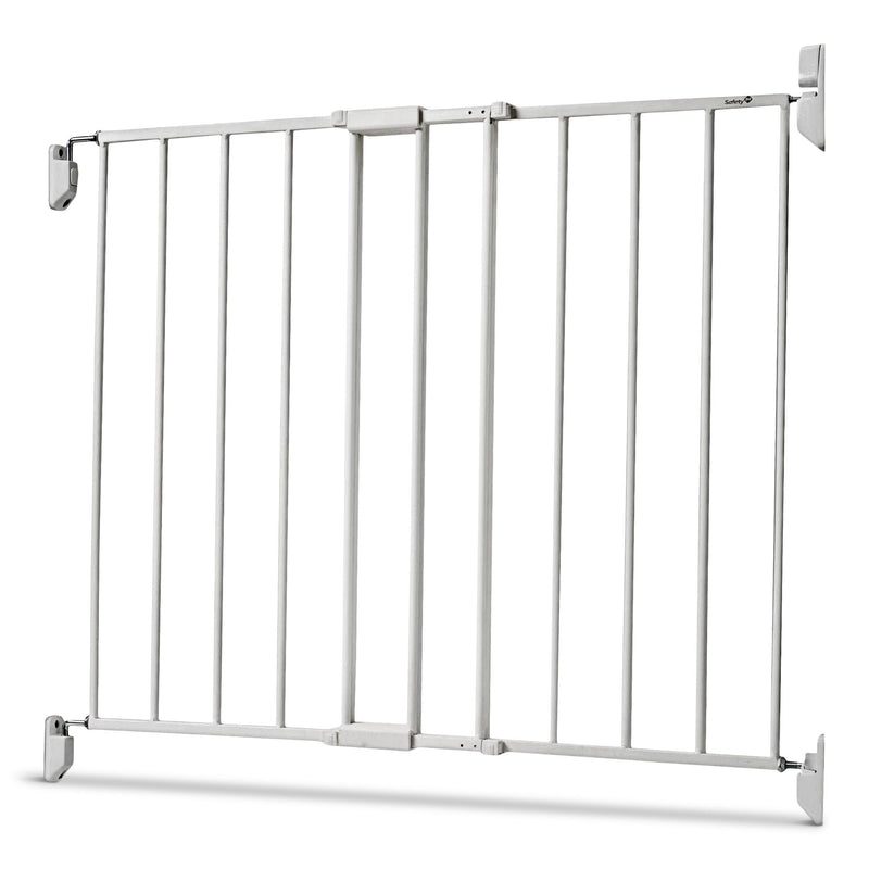 Safety 1st Top of Stairs Metal Gate, White D6