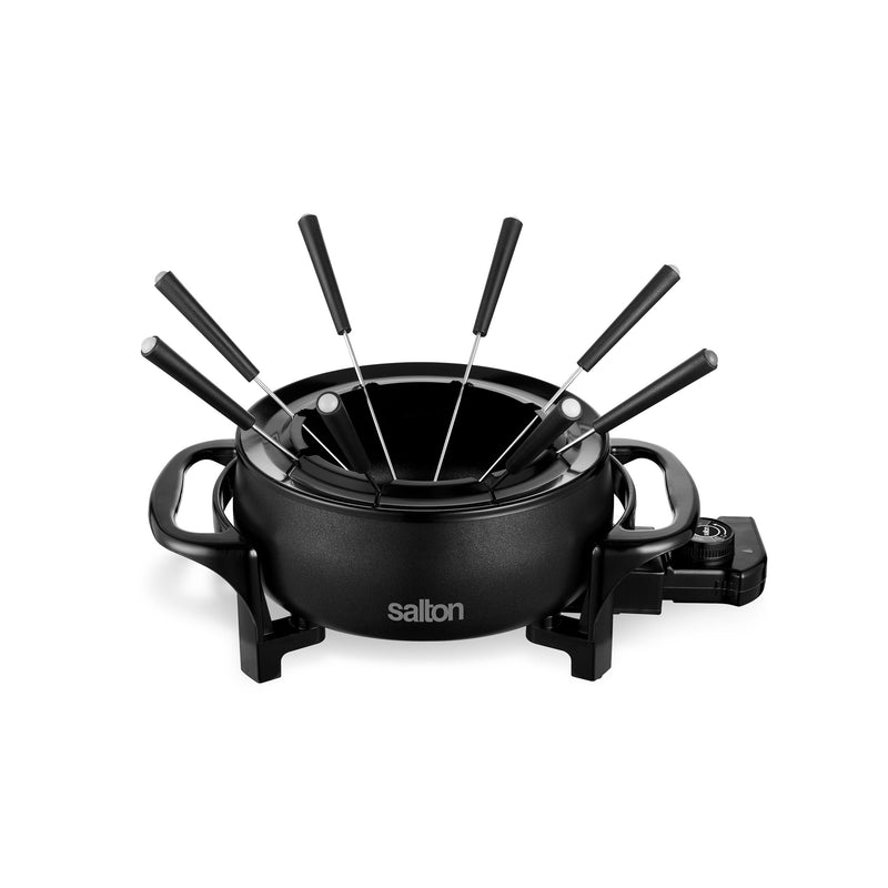 Salton Fondue Set, Black D0