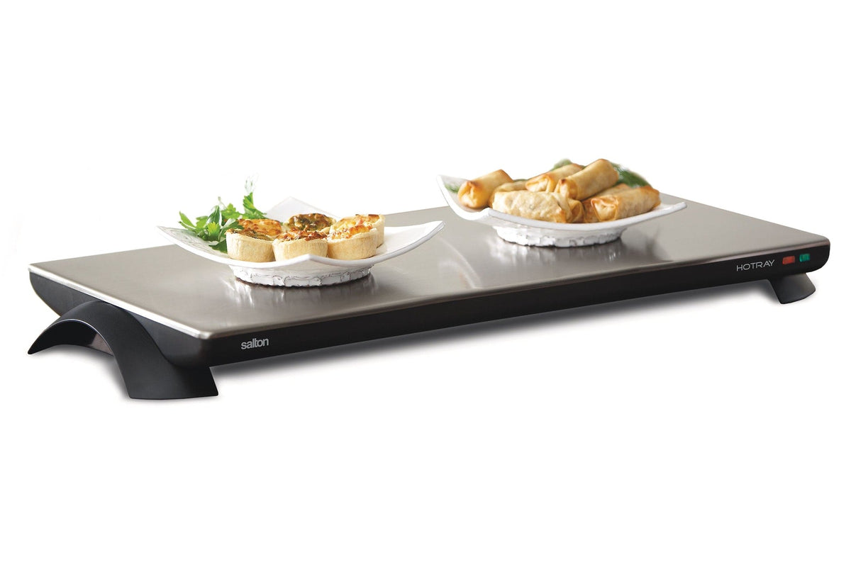 Salton Stainless Steel Cordless Hotray Warming Tray, 1000 W, 23-3/4-in