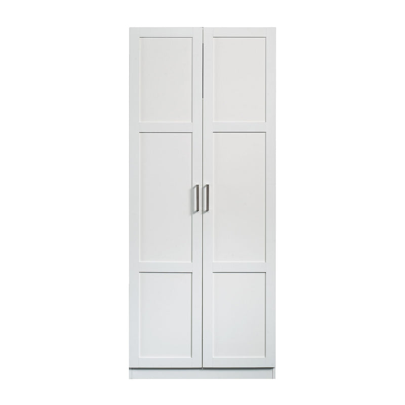Sauder 2-Door Cabinet, White T7
