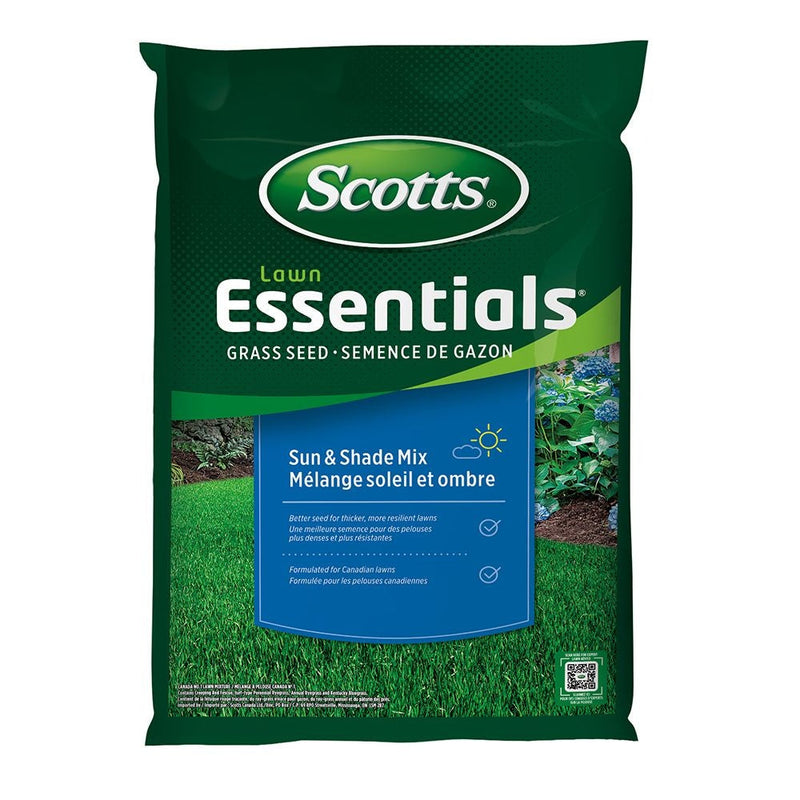 Scotts Lawn Essentials Sun & Shade Grass Seed Mix, Weed-Free, 5-kg V8