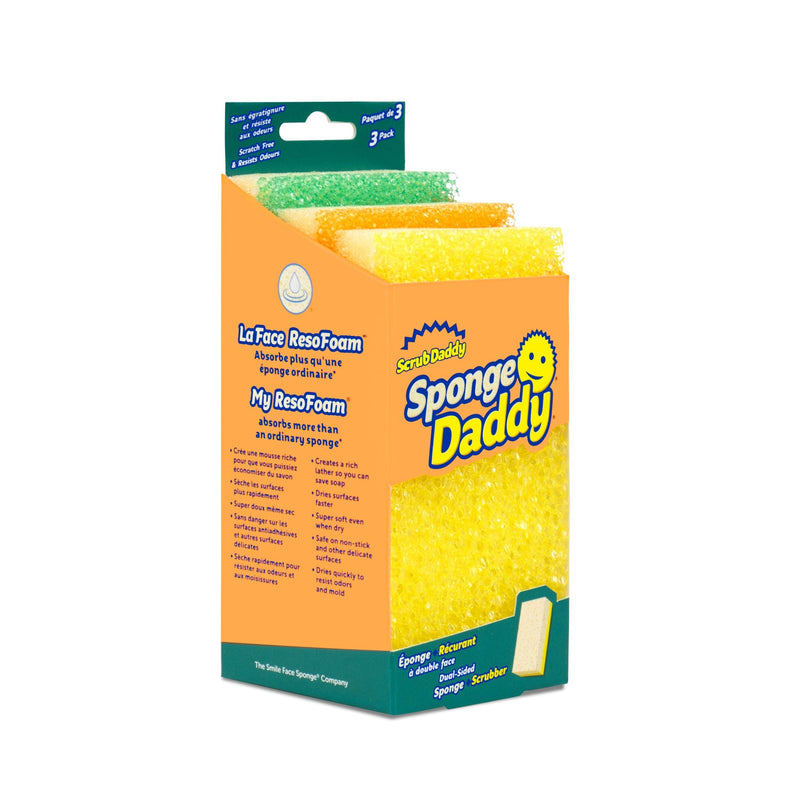 Scrub Daddy All-Purpose Gentle Scrub Cleaning Sponge, 3-pk E0