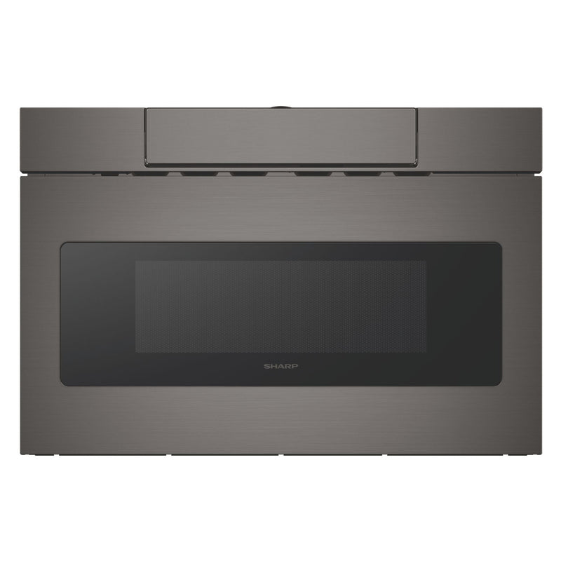 Sharp Black Stainless Steel Microwave Drawer Oven, 24-in O1
