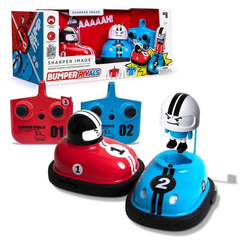 Sharper Image Road Rage Speed Bumper Remote Controlled Car Toy, 2-pk H1