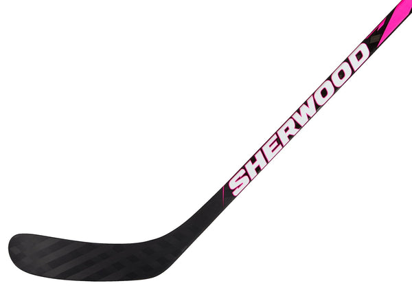 Sherwood Playrite 2 Composite Hockey Stick, Junior, 35/30 Flex, Pink U4