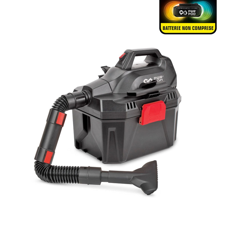 Shop-Vac 20V Cordless Wet/Dry Shop Vacuum, 7.5-L, Tool Only, PWR POD Compatible X2