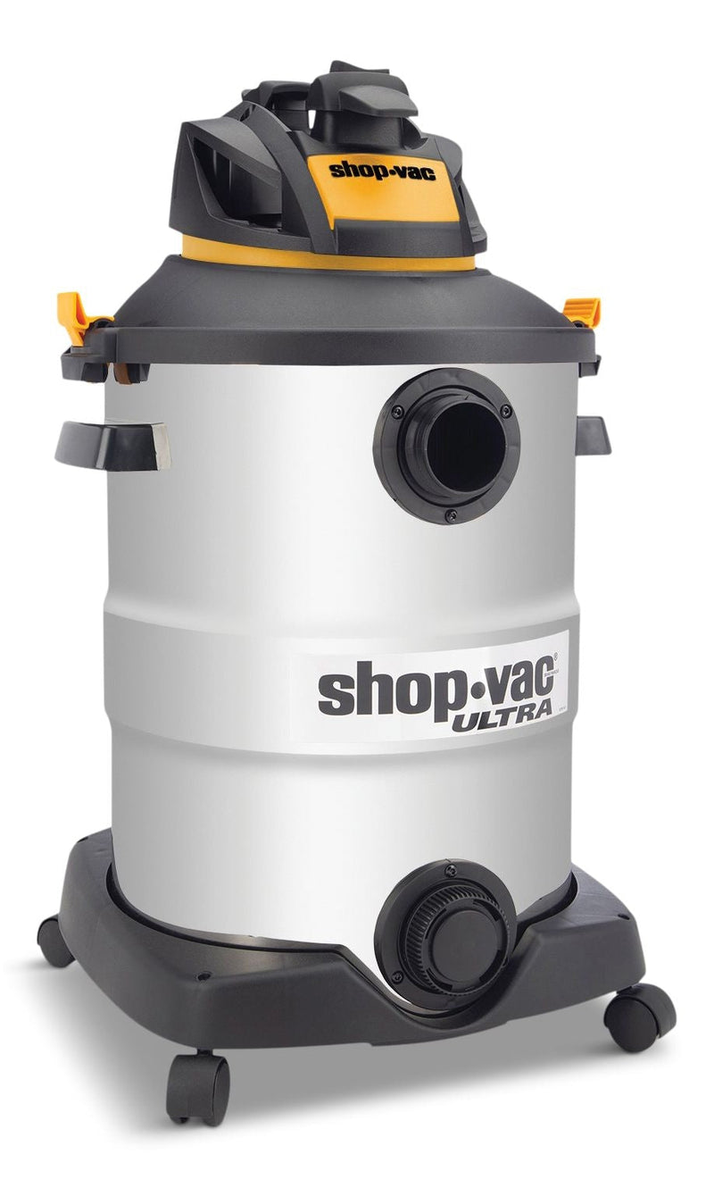 Shop-Vac 5762248 5.5 SVX2 Peak HP Stainless Steel Wet/Dry Shop Vacuum with Hose and Accessories, 45-L D3