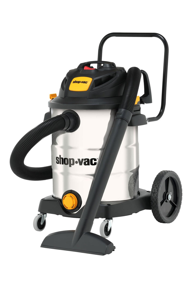 Shop-Vac 6.5 SVX2 Peak HP Stainless Steel Wet/Dry Shop Vacuum with Hose & Accessories, 60.5-L F7