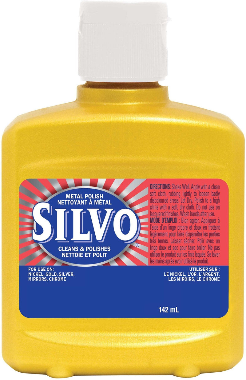 Silvo Metal Polish, Cleans & Polishes Nickel, Gold, Silver, Mirrors & Chrome, 142-mL D1