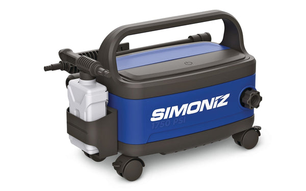SIMONIZ 1750 PSI 1.8 GPM Wheeled Electric Pressure Washer with Foam Blaster E1