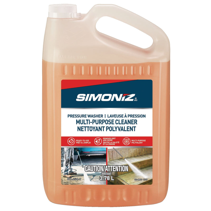 Simoniz Non-Toxic All-Purpose Ready-to-Use Pressure Washer Detergent, 3.78L F0