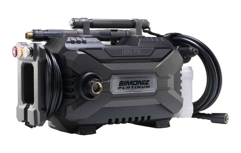 Simoniz Platinum1800 PSI 2.0 GPM Corded Cold Water Brushed Electric Pressure Washer with Foam Blaster M0