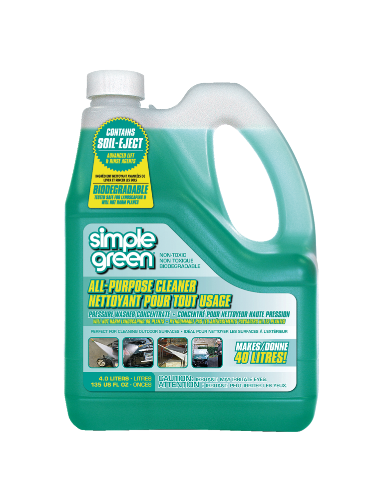 Simple Green All-Purpose Concentrate Pressure Washer Detergent, 4L