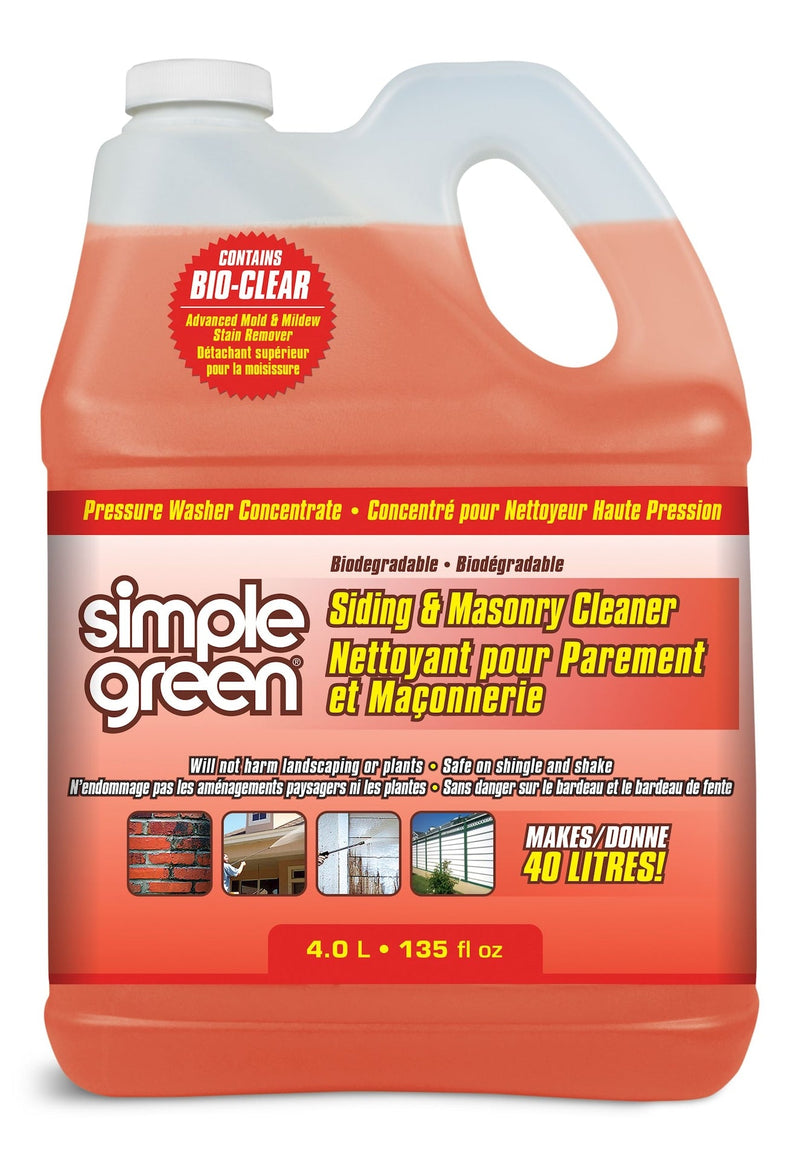 Simple Green Siding & Masonry Pressure Washer Detergent, 4L A6