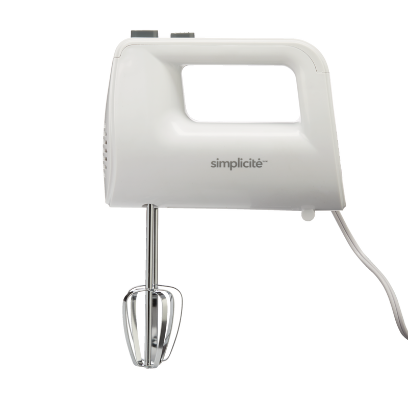 Simplicité 5-Speed Hand Mixer, White L3