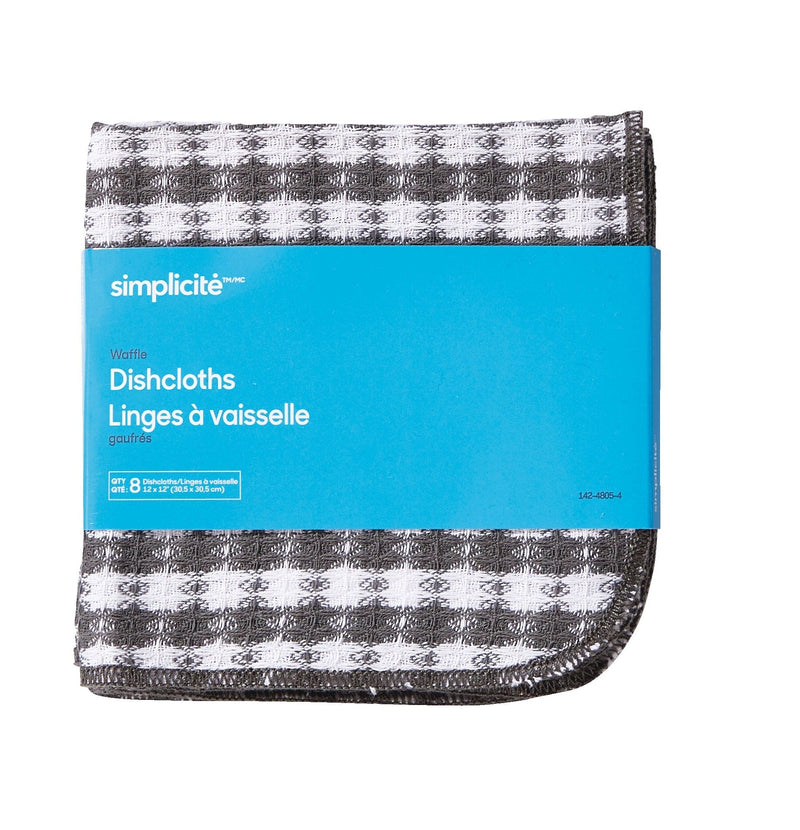 Simplicite Waffle Dishcloths, 8-pk U0