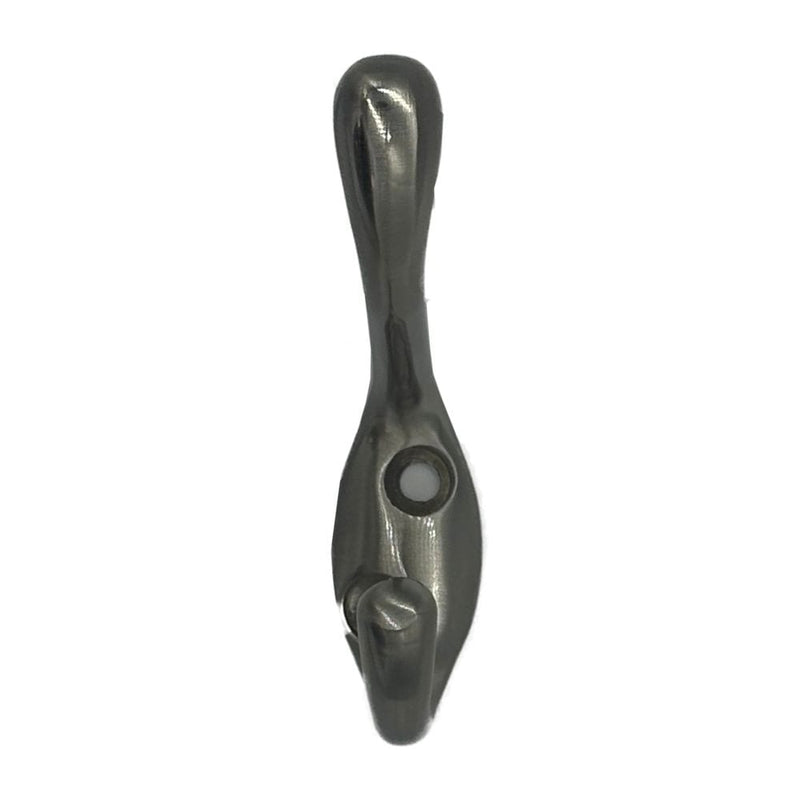 Single Hook, 3.5", Matte Nickel, 3pk A6