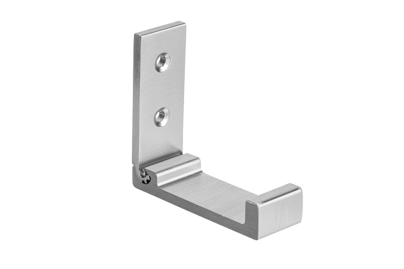 Single Metal Flip Hook, Brushed Nickel C5