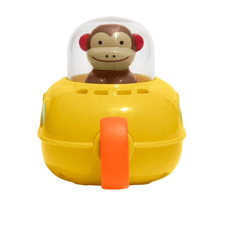 Skip Hop Zoo Pull & Go Monkey Submarine Bath Toy J7