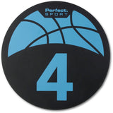 SKLZ Shot Spotz Indoor/Outdoor Numbered Basketball Training Markers with Digital Timer