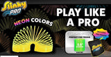 Slinky Pro Neon Colours with Pouch, 3.5-in