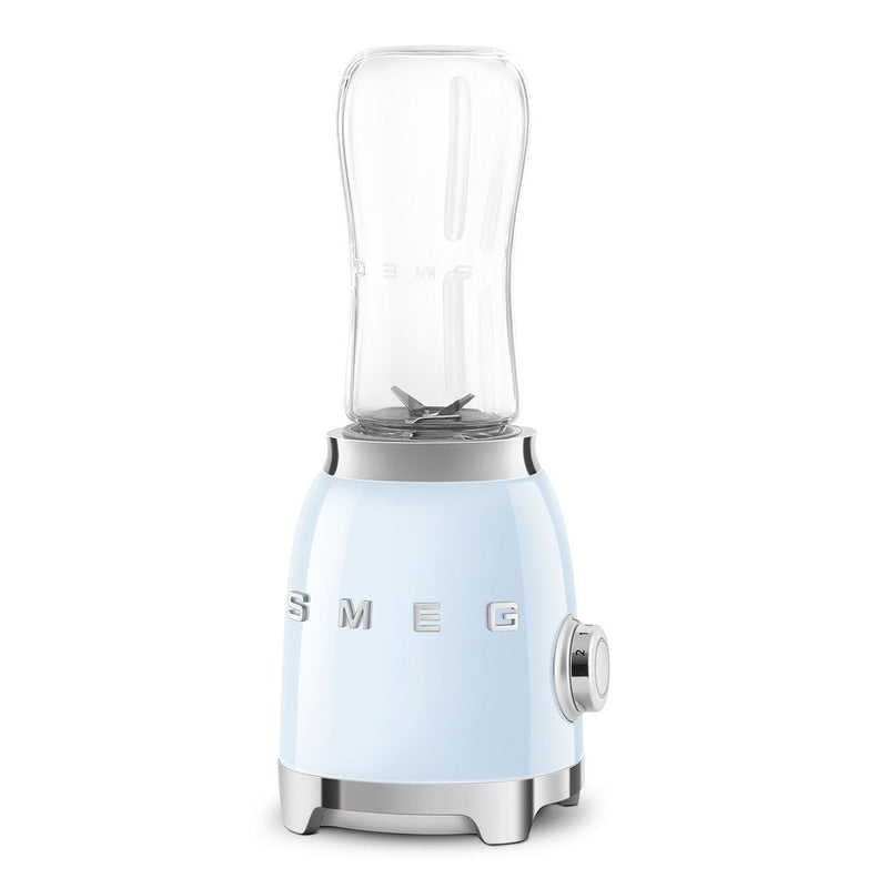 SMEG 300W Stainless Steel Personal Jar Blender, Pastel Blue R7