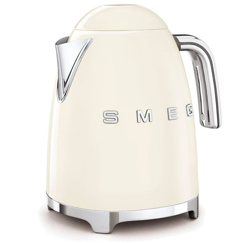 Smeg 50s Retro Style Fix Temperature Countertop Kettle, 1400W, 1.7-L, Cream P7