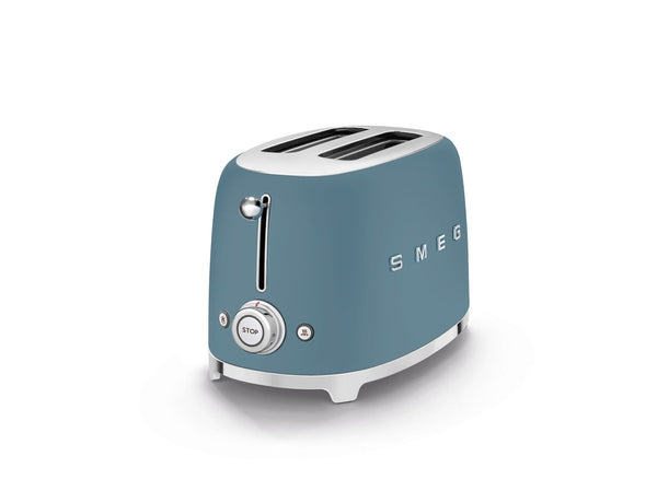 SMEG Compact 2-Slice Traditional Toaster, Storm Blue K9