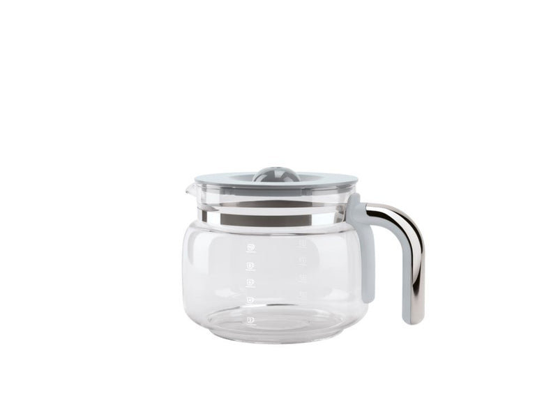 SMEG Glass Carafe with Plastic Handle and Lid, 10-Cup Q2