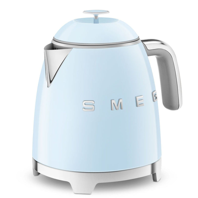 Smeg Retro Style Electric Mini Kettle with Cordless Base, Light Blue, 0.8-L A7