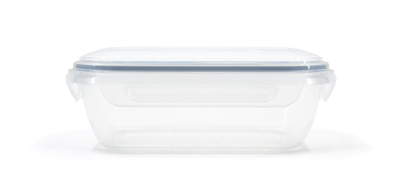 Snaplock Clear Rectangular Clear Food Storage Container with Leakproof Lid, Nestable, 1.3-L A5
