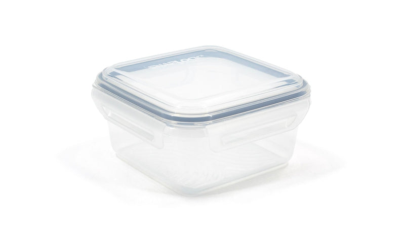 Snaplock Clear Rectangular Clear Food Storage Container with Lid, Nestable, 1.1-L J8
