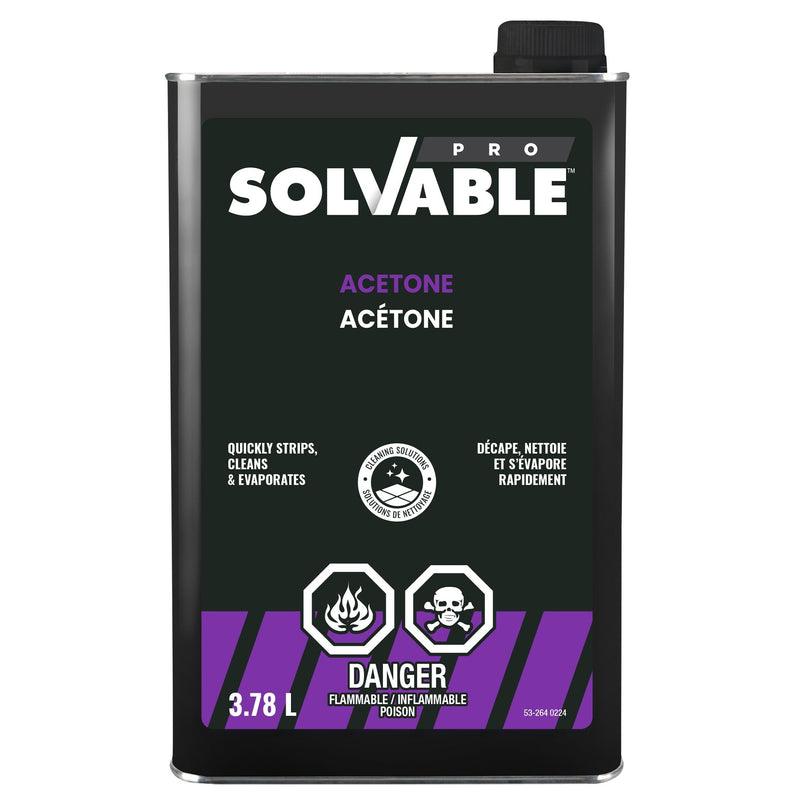 Solvable Professional Grade Acetone, 3.78-L I4