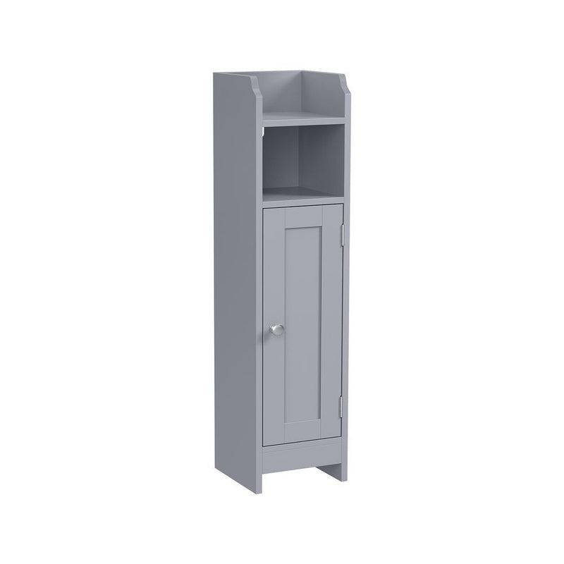 Songmics Home 6-Tier Dove Grey Cabinet with 5 Adjustable Shelves Q7