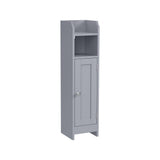Songmics Home 6-Tier Dove Grey Cabinet with 5 Adjustable Shelves