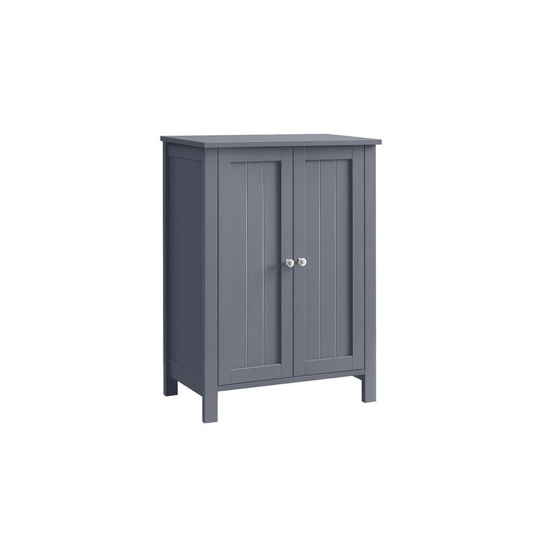 Songmics Home Dove Grey Floor Cabinet with 2 Adjustable Shelves Z6