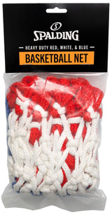 Spalding Heavy Duty Indoor/Outdoor Standard Replacement Basketball Net, Red/White/Blue